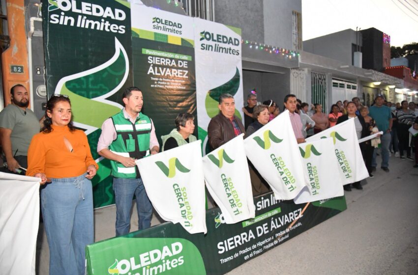  INICIO DE PAVIMENTACIÓN EN COLONIA PRADOS DE SOLEDAD, RÁPIDA Y DE GRAN BENEFICIO: VECINOS