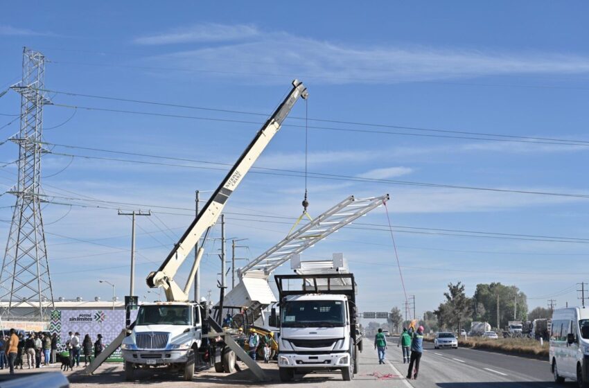  Inicia la construcción de 15 puntos estratégicos de revisión en San Luis Potosí