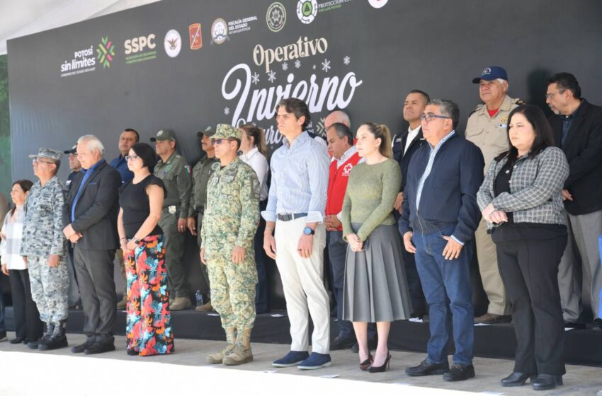  Soledad de Graciano Sánchez participa en operativo interinstitucional de seguridad por temporada invernal