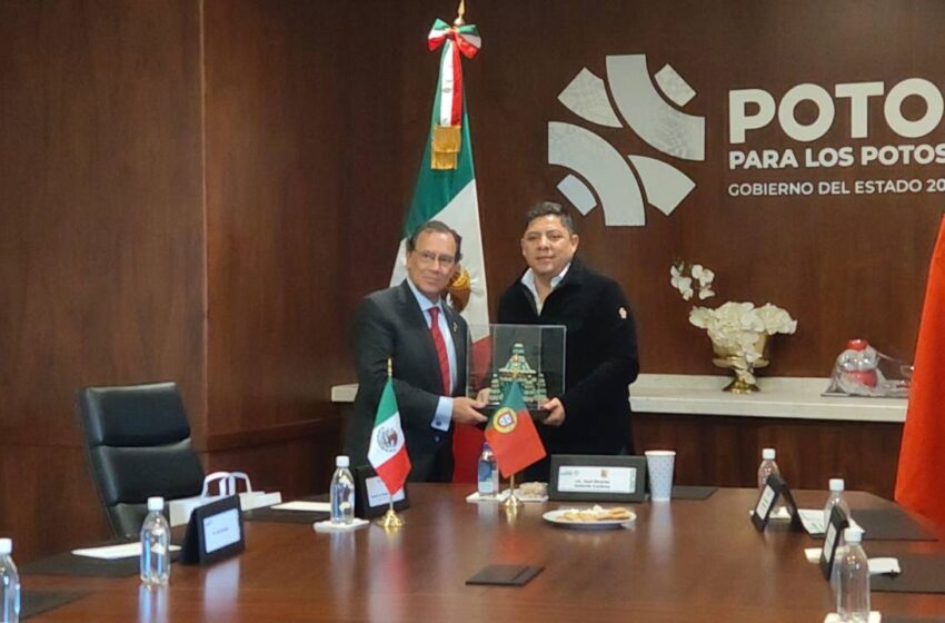  Gobierno de San Luis Potosí dialoga con Embajada de Portugal sobre cooperación y oportunidades de intercambio