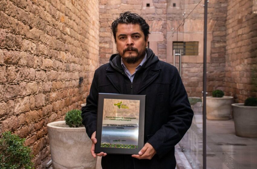  Copocyt reconoce aportaciones del Dr. Nahúm Medellín en investigación sobre tratamiento y gestión del agua