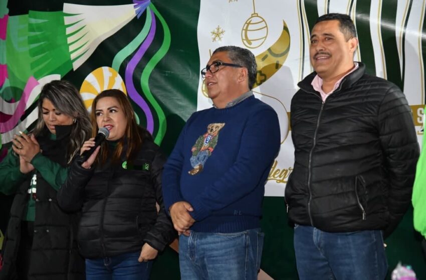  Ayuntamiento de Soledad distribuye apoyos invernales durante posadas comunitarias