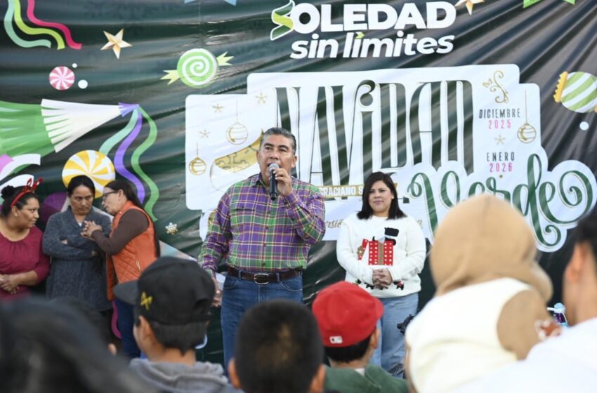  Posadas navideñas concluyen con recorridos en comunidades rurales de Soledad de Graciano Sánchez