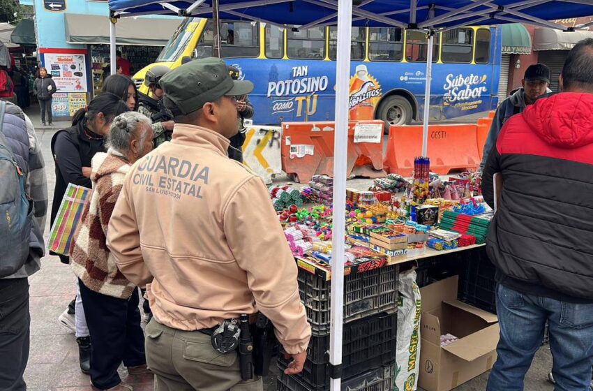  Protección Civil reactiva operativo de supervisión de pirotecnia por fin de año