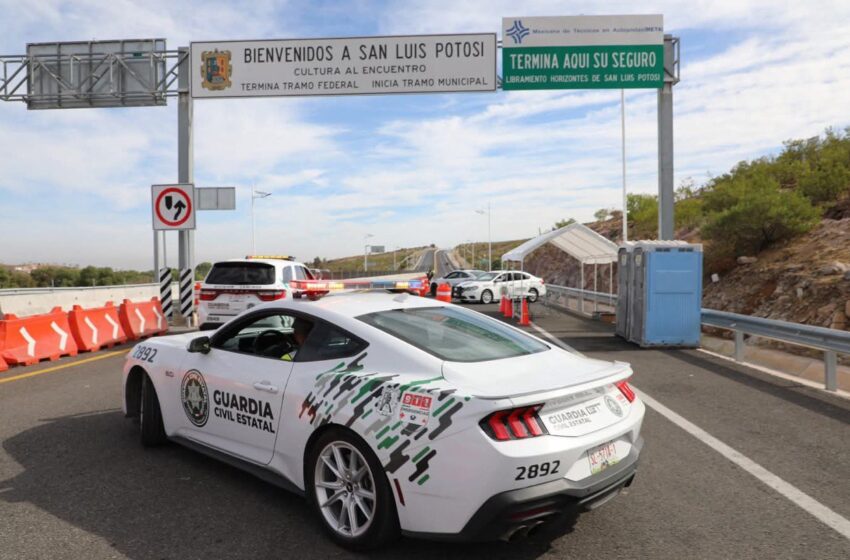  Guardia Civil Estatal refuerza la seguridad en carreteras de San Luis Potosí