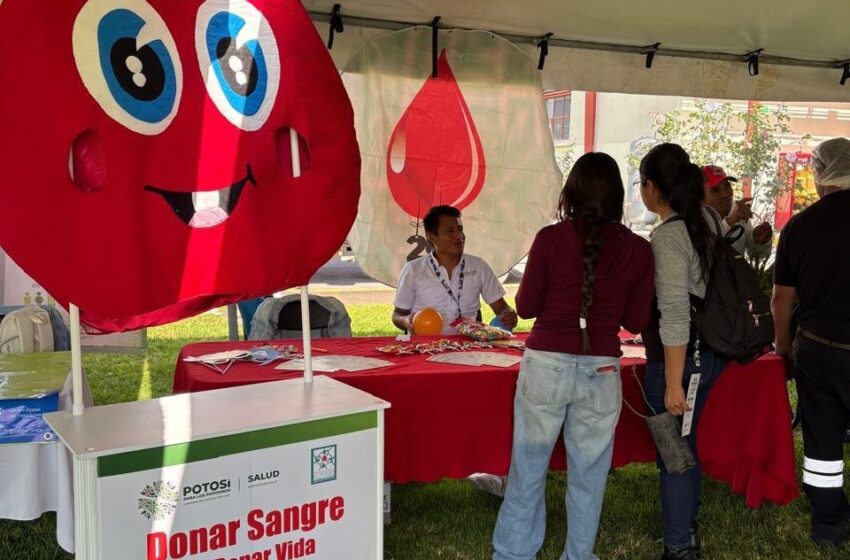  MÁS DE CINCO MIL 900 UNIDADES DE SANGRE DONADAS EN SAN LUIS POTOSÍ DURANTE 2025