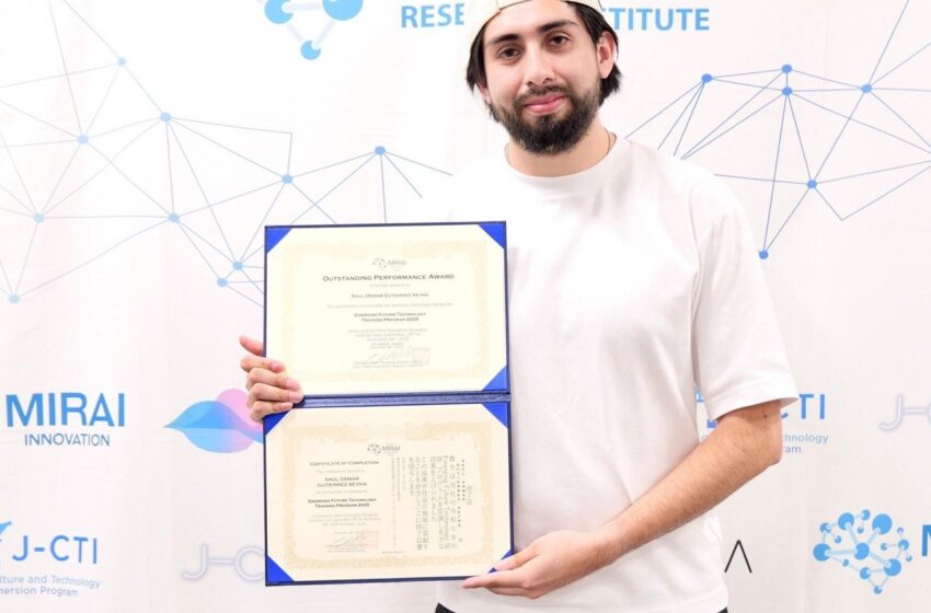  Estudiante de doctorado de la UASLP recibe reconocimiento internacional por proyecto en impresión 3D
