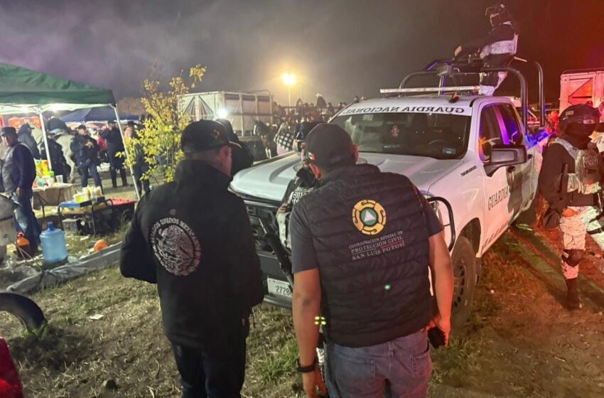  PROTECCIÓN CIVIL ESTATAL DESCARTA PÉRDIDAS HUMANAS TRAS ACCIDENTE EN CIUDAD FERNÁNDEZ