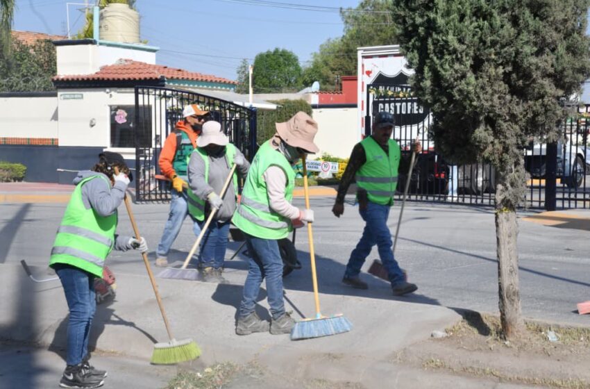  Limpieza de calles en Soledad de Graciano Sánchez se refuerza con labores permanentes