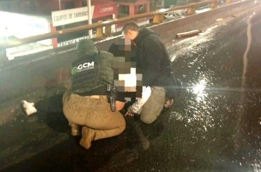  GUARDIA CIVIL DE SOLEDAD EVITA SITUACIÓN DE RIESGO EN UNA MENOR EN PUENTE DEL CIRCUITO POTOSÍ