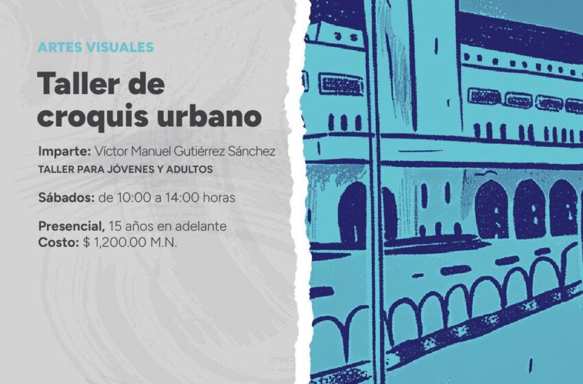  Departamento de Arte y Cultura de la UASLP invita a participar en Taller de Croquis Urbano
