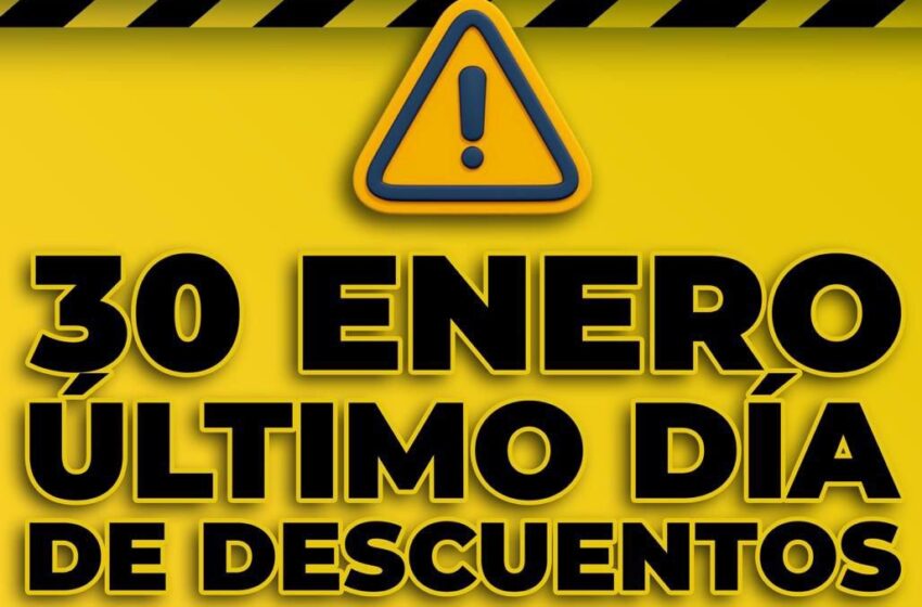  ÚLTIMOS DÍAS PARA REGULARIZAR ADEUDOS VEHICULARES