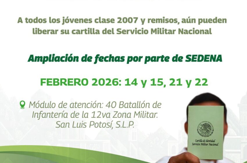  Impulsan en Soledad el registro de jóvenes al Servicio Militar Nacional