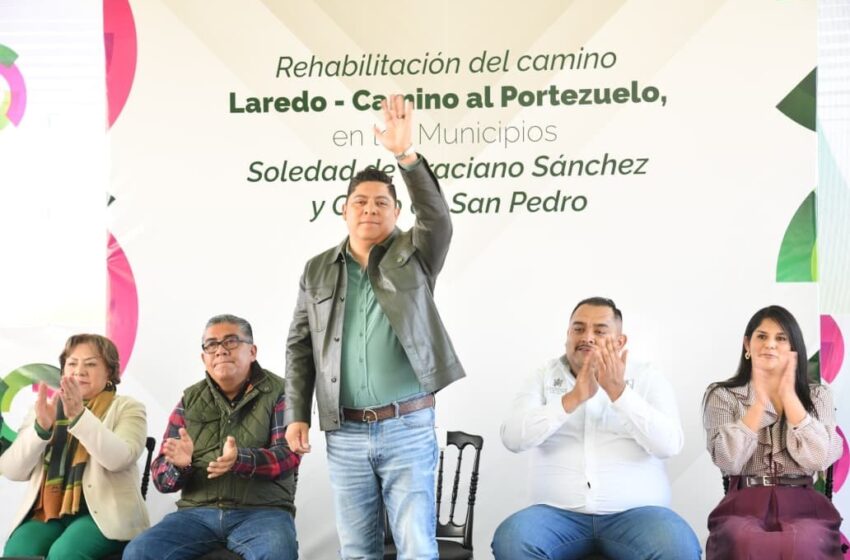  Inician trabajos de rehabilitación del camino Laredo–Portezuelo en zona metropolitana