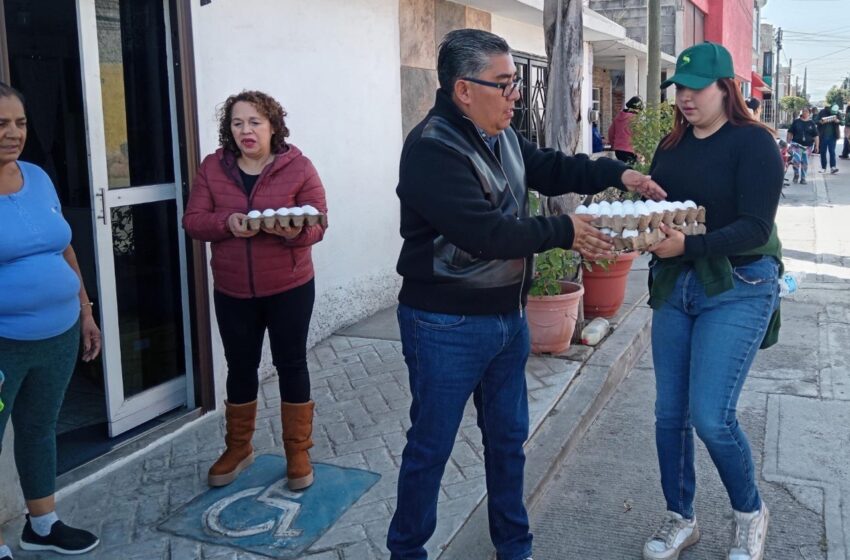  Arranca Juan Manuel Navarro programa de apoyo alimentario casa por casa en Soledad