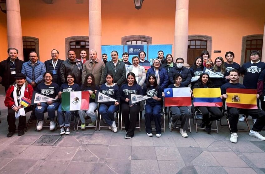  La UASLP recibe a 20 estudiantes de movilidad internacional para el semestre 2026