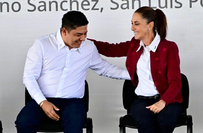  Gallardo y Sheinbaum inauguran la Universidad Rosario Castellanos a favor de estudiantes potosinos