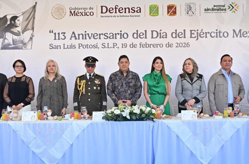  Gobernador reconoce al Ejército Mexicano como aliado en la seguridad de San Luis Potosí