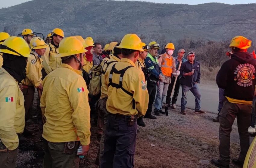  Atienden incendios forestales en Cerritos, Guadalcázar y Mexquitic de Carmona con apoyo interinstitucional