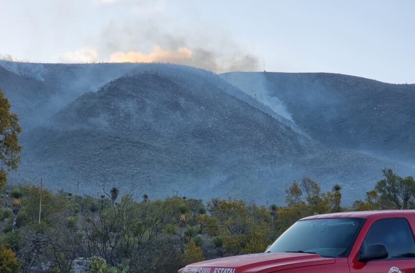  Autoridades estatales atienden incendios en distintos municipios de San Luis Potosí