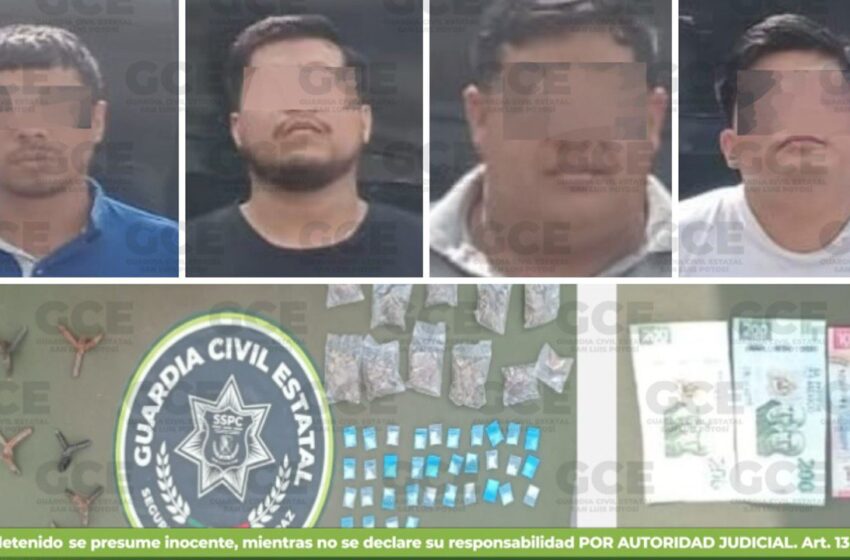  DESARTICULA GUARDIA CIVIL ESTATAL PRESUNTA CÉLULA DELINCUENCIAL EN CIUDAD VALLES
