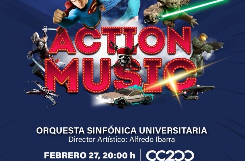  Orquesta Sinfónica Universitaria ofrecerá concierto de música de cine en el CC200
