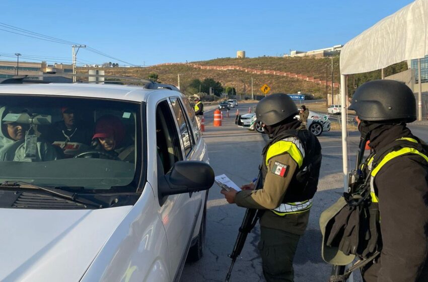  CONTINÚA GOBIERNO DEL ESTADO CON OPERATIVO Y BLINDAJE DE SAN LUIS POTOSI