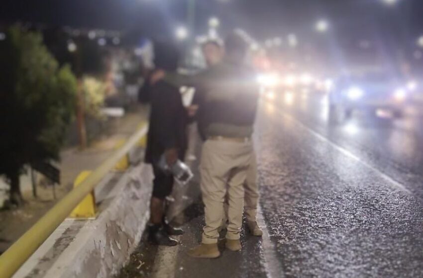  Policía municipal interviene para resguardar a hombre en situación de riesgo en Soledad