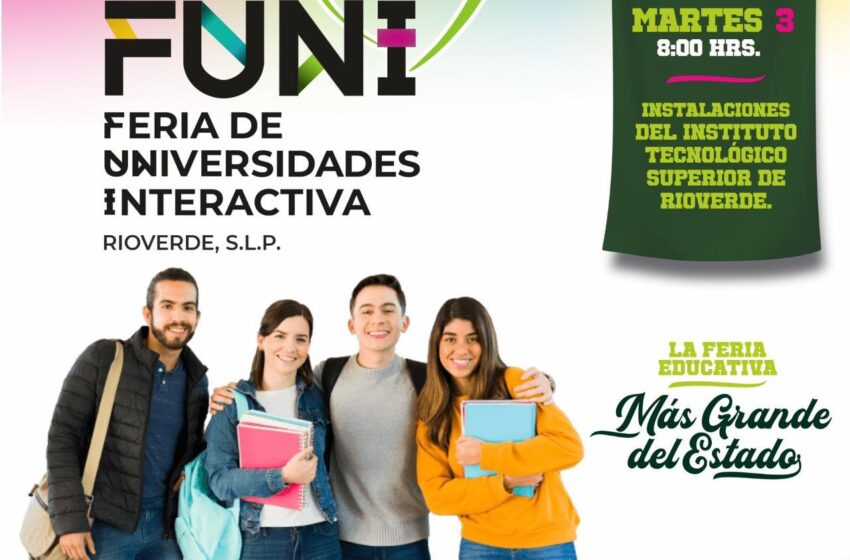  FUNI 2026 acercará opciones universitarias a jóvenes de la región Media