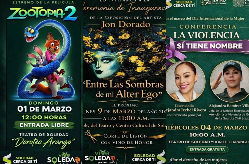  Teatro “Doroteo Arango” despliega cartelera cultural diversa durante marzo