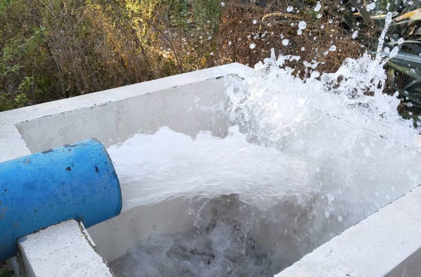  Reactivan pozo “Benito Juárez” y restablecen suministro en ocho colonias