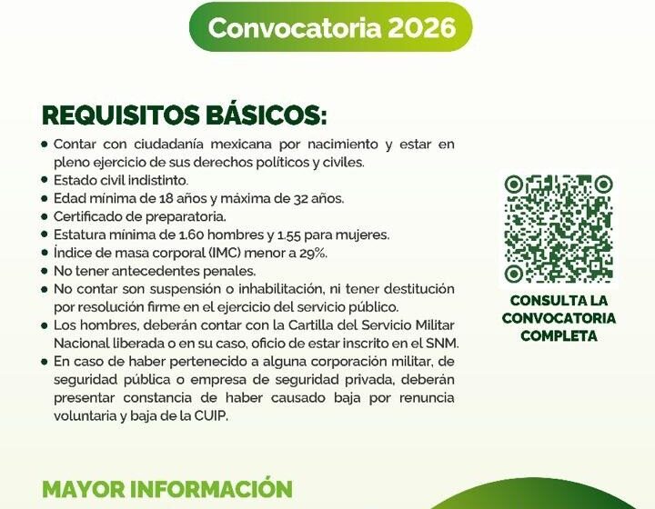  LA CONVOCATORIA PARA LA POLICÍA PENITENCIARIA CONTINÚA ABIERTA: SSPC