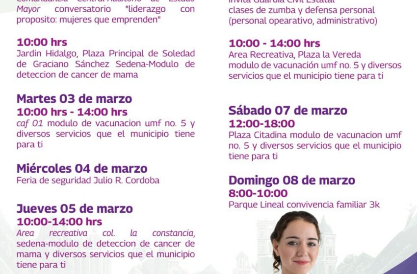  Guardia Civil Municipal inicia actividades de la “Semana Morada”