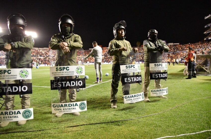  Operativo “Estadio Seguro” despliega más de 600 elementos para el Atlético de San Luis vs Mazatlán FC