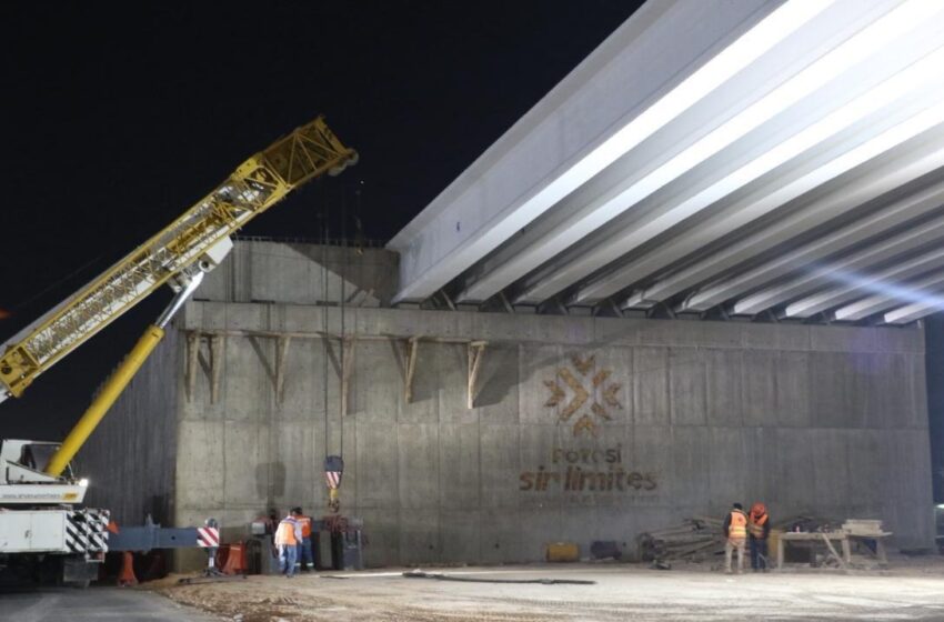  Cierres viales nocturnos por montaje de trabes en puente de Circuito Potosí
