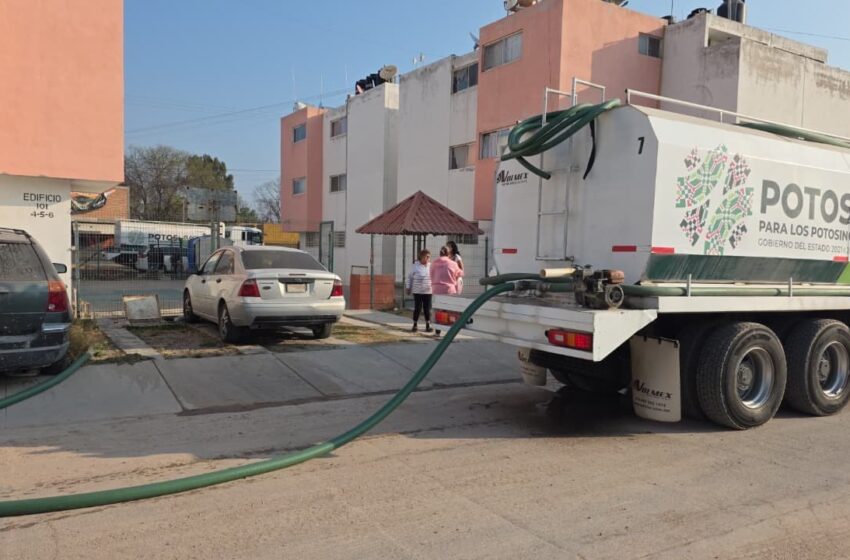  Pipas estatales distribuyen más de 30.9 millones de litros de agua en la zona metropolitana