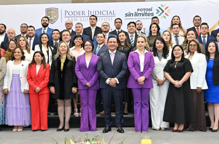  San Luis refuerza el Estado de Derecho con coordinación institucional y reconocimiento a juzgadoras y juzgadores