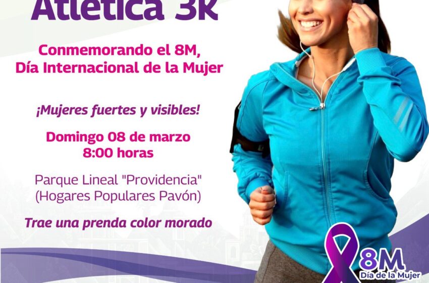  Soledad conmemora el 8M con convivencia atlética familiar en el Parque Lineal Providencia