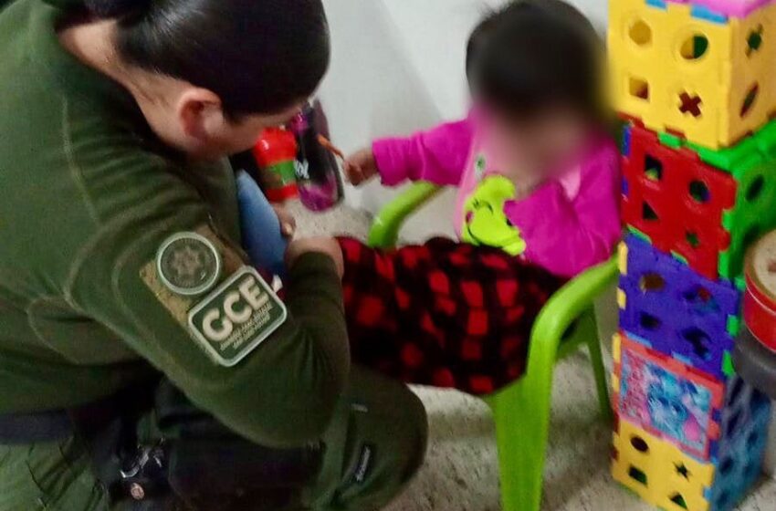  GUARDIA CIVIL ESTATAL RESGUARDA A MENOR LOCALIZADA EN SITUACIÓN DE ABANDONO EN LA ZONA CENTRO