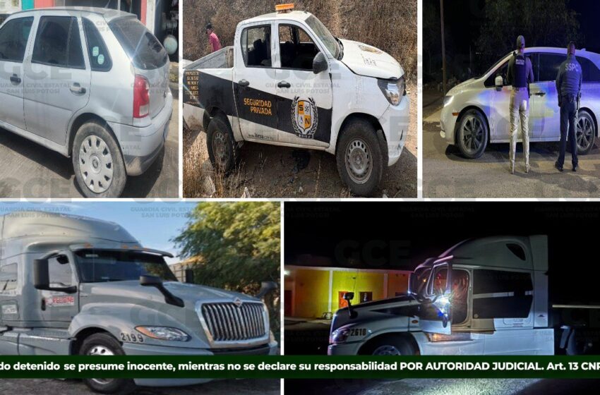  TRABAJO SIN LÍMITES DE LA GUARDIA CIVIL ESTATAL CONTRIBUYE A LA SEGURIDAD DE SLP