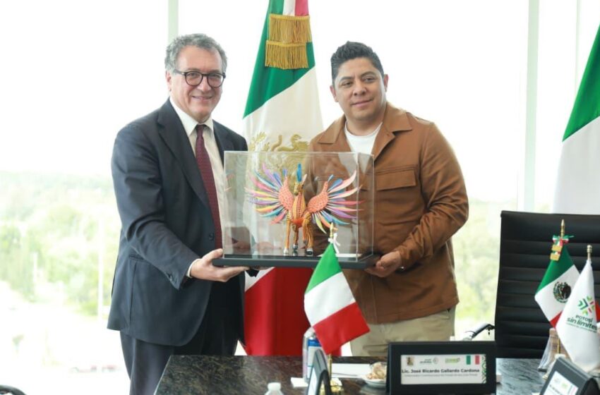  SAN LUIS POTOSÍ FORTALECE VÍNCULOS CON ITALIA PARA ATRAER INVERSIÓN Y PROMOVER INTERCAMBIOS