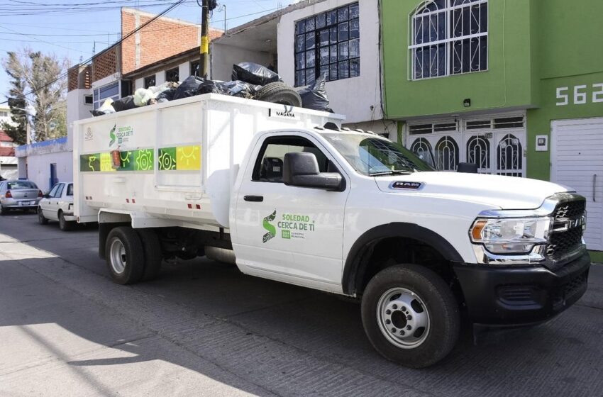  Soledad refuerza la recolección de basura con dos nuevas unidades para atender más de 300 colonias