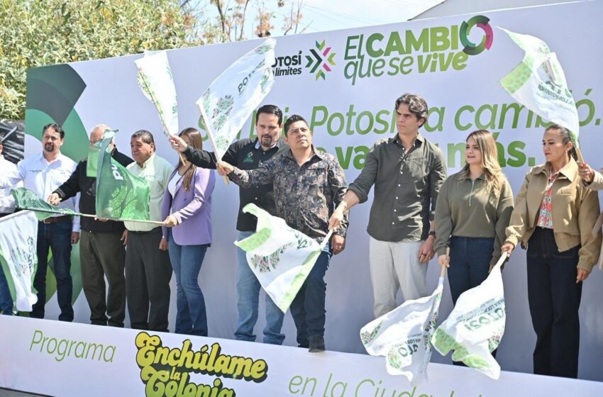  “Enchúlame la Colonia” llega a Lomas del Mezquital con iluminación, drenaje, agua y refuerzo de seguridad