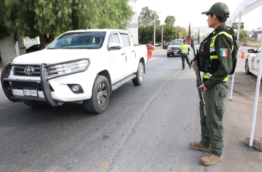  OPERATIVOS INTERINSTITUCIONALES DE LA GCE FORTALECEN LA SEGURIDAD EN SAN LUIS POTOSÍ