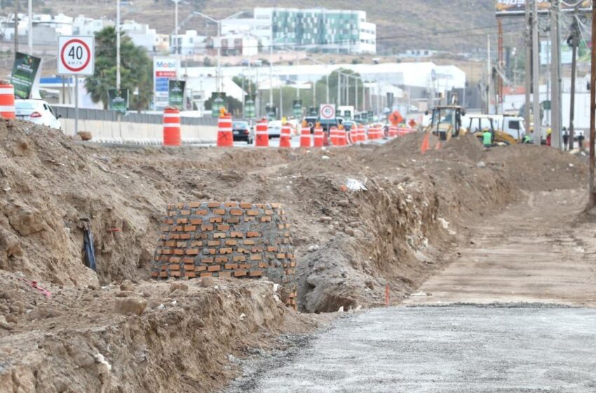  Paso a desnivel Arena Potosí avanza para aliviar uno de los cruces más transitados de la capital