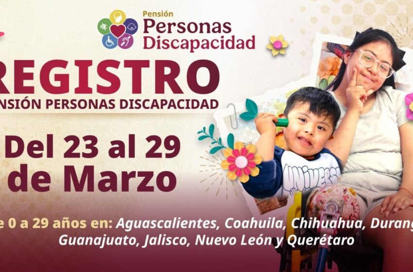  Bienestar abrirá del 23 al 29 de marzo el registro a la Pensión para Personas con Discapacidad