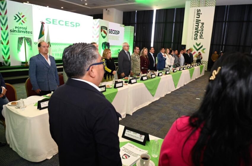  REFUERZA JUAN MANUEL NAVARRO LA COORDINACIÓN INTERINSTITUCIONAL EN EL CONSEJO ESTATAL DE SEGURIDAD PÚBLICA