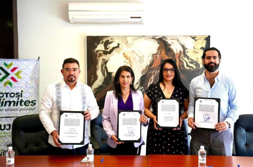  Semujeres y UPSLP desarrollarán app con beneficios y descuentos para mujeres potosinas