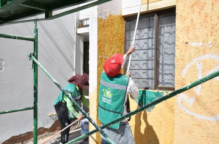  Programa de Empleo Temporal avanza 40% en rehabilitación urbana de San Antonio, en Soledad