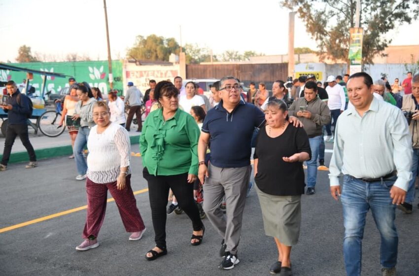  Juan Manuel Navarro entrega rehabilitación de Melchor Ocampo y destaca avance urbano de Soledad